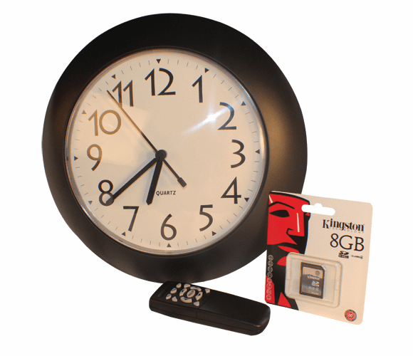HC-WALLC1-DVR Wall Clock Hidden Camera By Armor