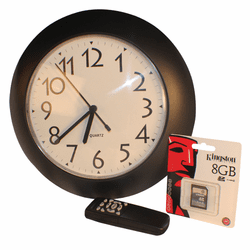 HC-WALLC1-DVR Wall Clock Hidden Camera By Armor