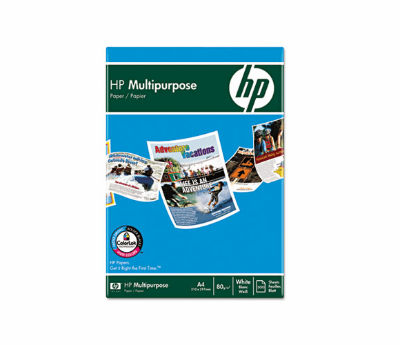 HEW112000CT Multipurpose Paper, White, 96 Bright, 20lb, Letter, 5000 Sheets/Carton By HEWLETT PACKARD COMPANY