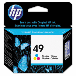 HEW51649A 51649A (HP 49) Ink, 350 Page-Yield, Tri-Color By HEWLETT PACKARD COMPANY