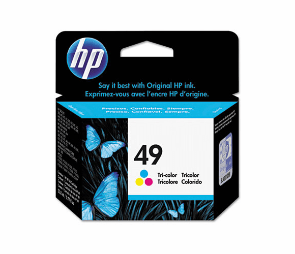 HEW51649A 51649A (HP 49) Ink, 350 Page-Yield, Tri-Color By HEWLETT PACKARD COMPANY