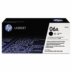 HEWC3906A C3906A (HP 06A) Toner, 2500 Page-Yield, Black By HEWLETT PACKARD COMPANY