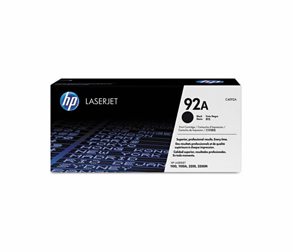 HEWC4092A C4092A (HP 92A) Toner, 2500 Page-Yield, Black By HEWLETT PACKARD COMPANY