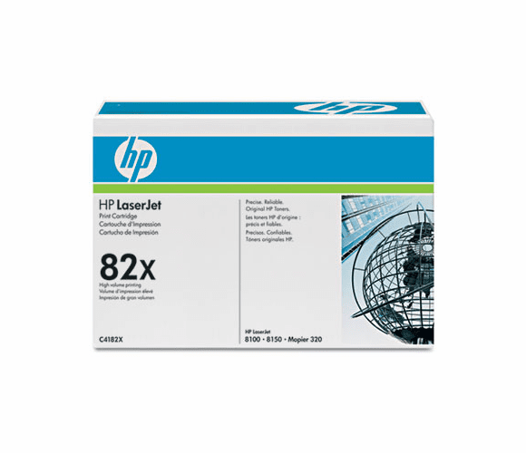 HEWC4182X C4182X (HP 82X) High-Yield Toner, 20000 Page-Yield, Black By HEWLETT PACKARD SUPPLIES