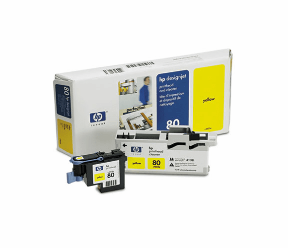 HEWC4823A C4823A (HP80) Printhead & Cleaner, Yellow By HEWLETT PACKARD COMPANY