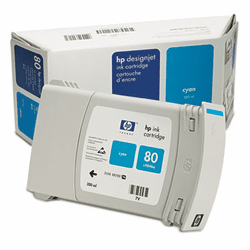 HEWC4846A C4846A (HP 80) Ink, 2200 Page-Yield, Cyan By HEWLETT PACKARD COMPANY