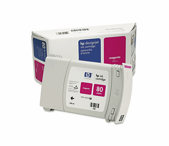 HEWC4847A C4847A (HP 80) Ink, 2200 Page-Yield, Magenta By HEWLETT PACKARD COMPANY