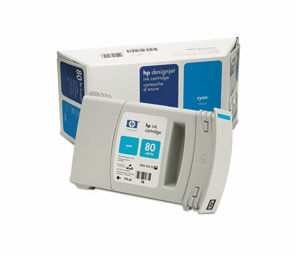 HEWC4872A C4872A (HP 80) Ink, Cyan By HEWLETT PACKARD COMPANY