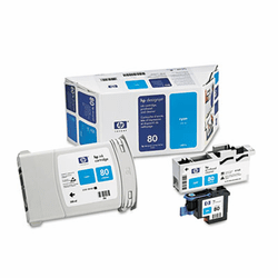 HEWC4891A C4891A (HP 80) Ink/Printhead/Printhead Cleaner, 4400 Page-Yield, Cyan By HEWLETT PACKARD COMPANY