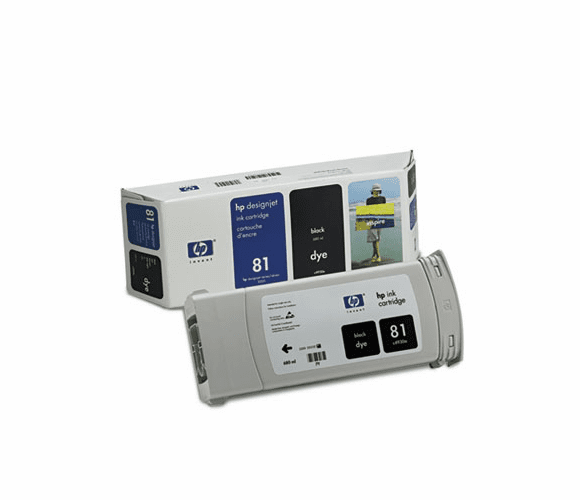 HEWC4930A C4930A (HP 81) Ink, 1000 Page-Yield, Black By HEWLETT PACKARD COMPANY