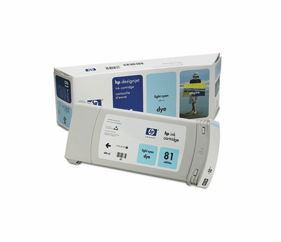HEWC4934A C4934A (HP 81) Ink, 1000 Page-Yield, Light Cyan By HEWLETT PACKARD COMPANY