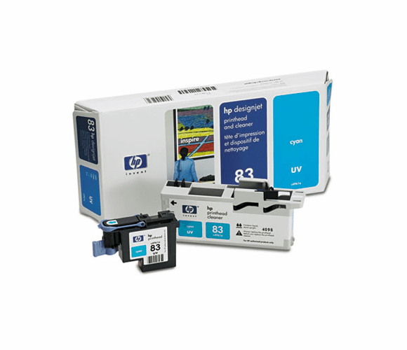 HEWC4961A C4961A (HP83) UV Printhead & Cleaner, UV Cyan By HEWLETT PACKARD COMPANY