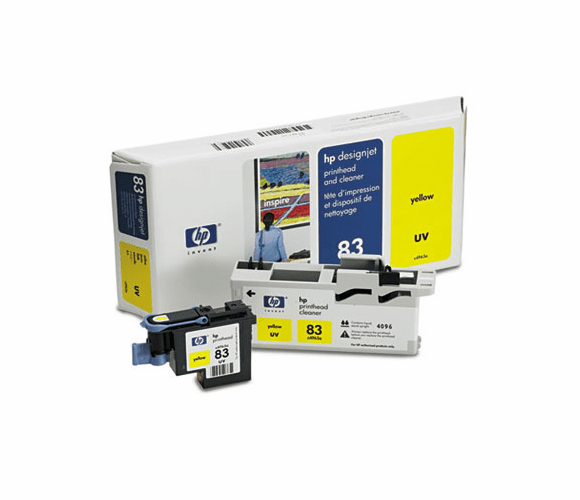 HEWC4963A C4963A (HP83) UV Printhead & Cleaner, UV Yellow By HEWLETT PACKARD COMPANY