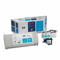 HEWC4991A C4991A (HP 81) Ink/Printhead/Printhead Cleaner, Cyan By HEWLETT PACKARD COMPANY