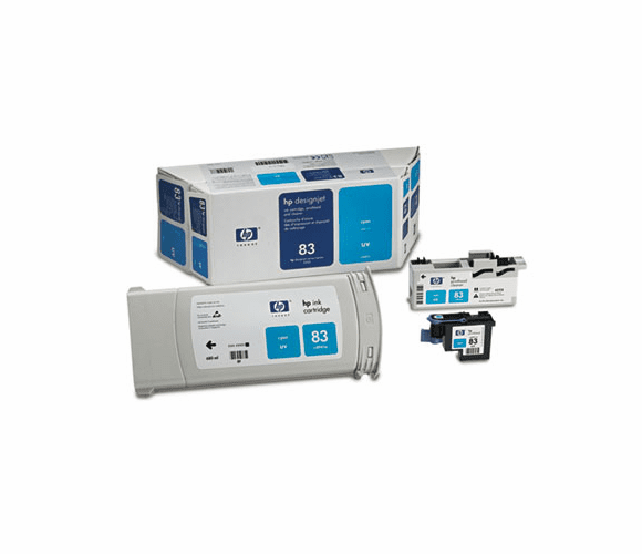 HEWC5001A C5001A (HP 83) Ink/Printhead/Printhead Cleaner, UV Cyan By HEWLETT PACKARD COMPANY