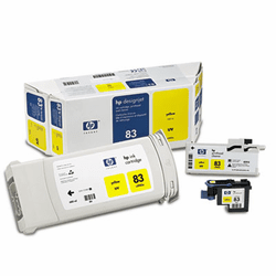 HEWC5003A C5003A (HP 83) Ink/Printhead/Printhead Cleaner, UV Yellow By HEWLETT PACKARD COMPANY