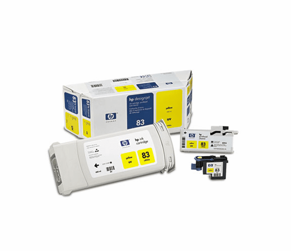 HEWC5003A C5003A (HP 83) Ink/Printhead/Printhead Cleaner, UV Yellow By HEWLETT PACKARD COMPANY