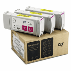 HEWC5068A C5068A (HP 81) Ink, 1000 Page-Yield, 3/Pack, Magenta By HEWLETT PACKARD COMPANY