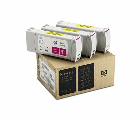 HEWC5068A C5068A (HP 81) Ink, 1000 Page-Yield, 3/Pack, Magenta By HEWLETT PACKARD COMPANY