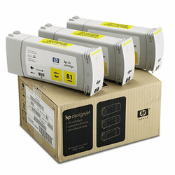 HEWC5069A C5069A (HP 81) Ink, 1000 Page-Yield, 3/Pack, Yellow By HEWLETT PACKARD COMPANY