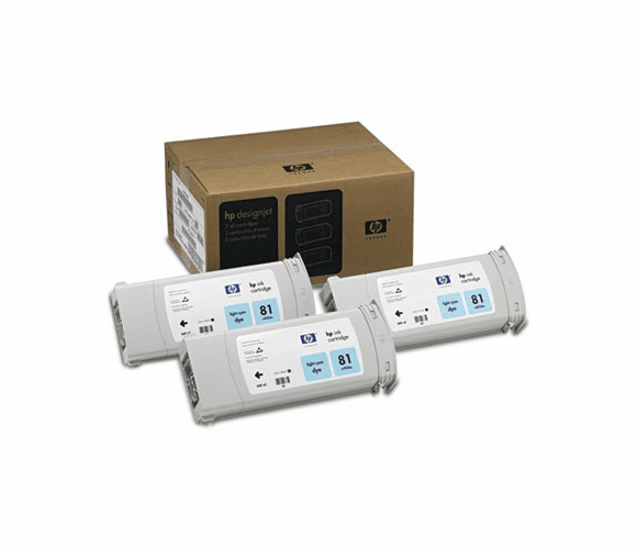 HEWC5070A C5070A (HP 81) Ink, 1000 Page-Yield, 3/Pack, Light Cyan By HEWLETT PACKARD COMPANY