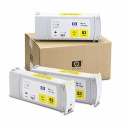 HEWC5075A C5075A (HP 83) Ink, 1312 Page-Yield, 3/Pack, Yellow By HEWLETT PACKARD COMPANY
