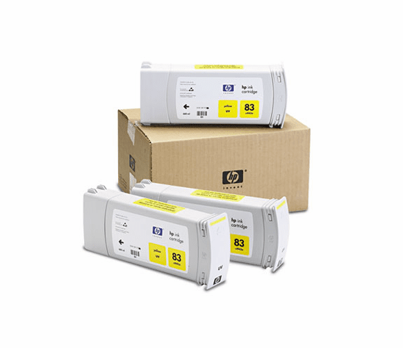 HEWC5075A C5075A (HP 83) Ink, 1312 Page-Yield, 3/Pack, Yellow By HEWLETT PACKARD COMPANY