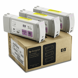 HEWC5077A C5077A (HP 83) Ink, 1312 Page-Yield, 3/Pack, Light Magenta By HEWLETT PACKARD COMPANY