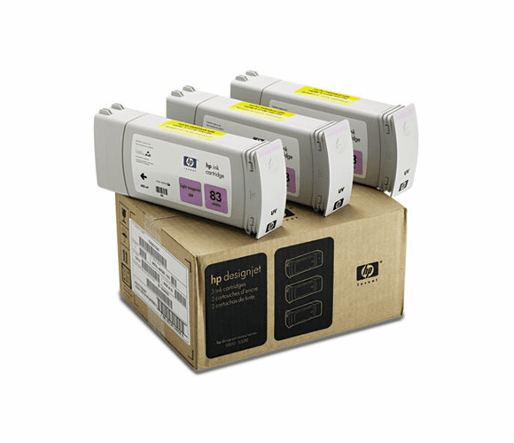 HEWC5077A C5077A (HP 83) Ink, 1312 Page-Yield, 3/Pack, Light Magenta By HEWLETT PACKARD COMPANY