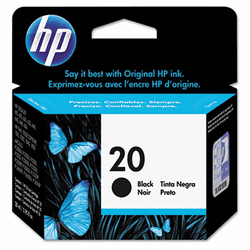 HEWC6614D C6614D (HP 20) Ink, 500 Page-Yield, Black By HEWLETT PACKARD COMPANY