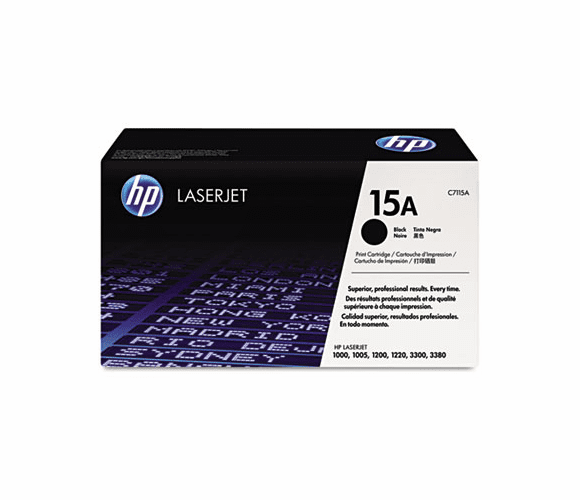 HEWC7115A C7115A (HP 15A) Toner, 2500 Page-Yield, Black By HEWLETT PACKARD COMPANY