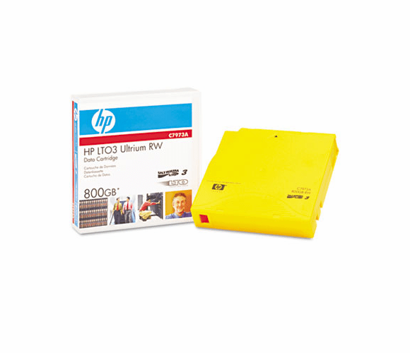 HEWC7973A 1/2" Ultrium LTO-3 Cartridge, 2200ft, 400GB Native/800GB Compressed Capacity By HEWLETT PACKARD COMPANY
