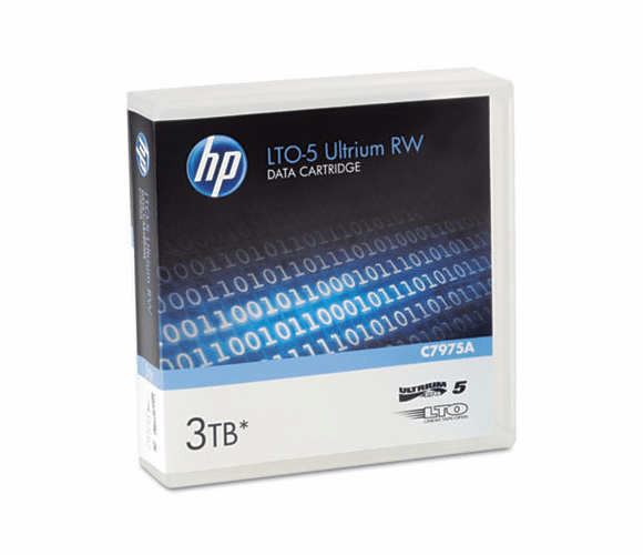 HEWC7975A 1/2" Ultrium LTO-5 Cartridge, 2775ft, 1.5TB Native/3TB Compressed Capacity By HEWLETT PACKARD COMPANY
