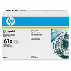HEWC8061D C8061D (HP 61D) Toner, 10000 Page-Yield, 2/Box, Black By HEWLETT PACKARD COMPANY