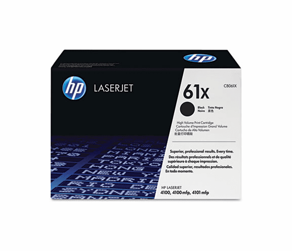 HEWC8061X C8061X (HP 61X) Toner, 10000 Page-Yield, Black By HEWLETT PACKARD COMPANY