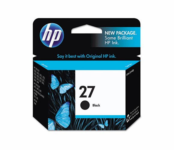 HEWC8727AN140 C8727AN (HP 27) Ink, 280 Page-Yield, Black By HEWLETT PACKARD COMPANY
