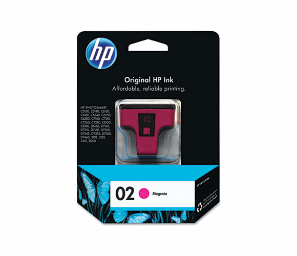 HEWC8772WN C8772WN (HP 02) Ink, 370 Page-Yield, Magenta By HEWLETT PACKARD SUPPLIES