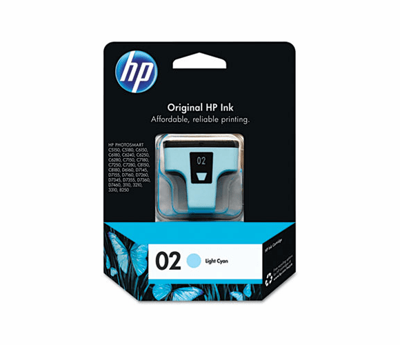 HEWC8774WN C8774WN (HP 02) Ink, 220 Page-Yield, Light Cyan By HEWLETT PACKARD SUPPLIES