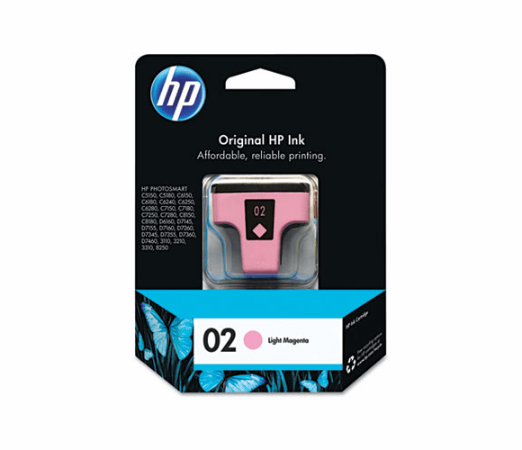 HEWC8775WN C8775WN (HP 02) Ink, 230 Page-Yield, Light Magenta By HEWLETT PACKARD SUPPLIES