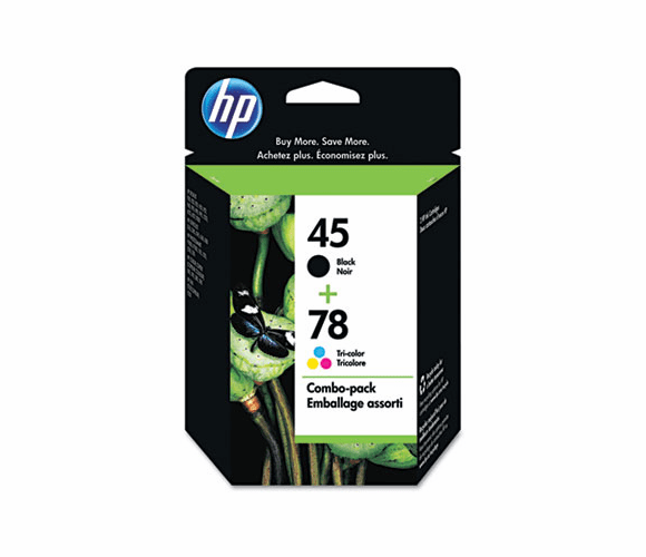 HEWC8788FN C8788FN (HP 45; HP 78) Ink, 930;560 Page-Yield, 2/Pack, Black; Tri-Color By HEWLETT PACKARD SUPPLIES