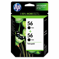 HEWC9319FN C9319FN (HP 56) Ink, 520 Page-Yield, 2/Pack, Black By HEWLETT PACKARD COMPANY