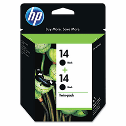 HEWC9330FN C9330FN (HP 14D) High-Yield Ink, 2/Pack, Black By HEWLETT PACKARD COMPANY
