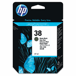 HEWC9412A C9412A (HP 38) Ink, 3200 Page-Yield, Matte Black By HEWLETT PACKARD COMPANY