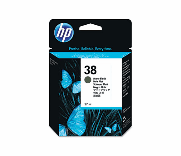 HEWC9412A C9412A (HP 38) Ink, 3200 Page-Yield, Matte Black By HEWLETT PACKARD COMPANY