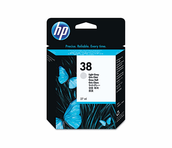 HEWC9414A C9414A (HP 38) Ink, 320 Page-Yield, Light Gray By HEWLETT PACKARD COMPANY
