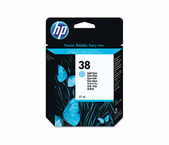 HEWC9418A C9418A (HP 38) Ink, 1080 Page-Yield, Light Cyan By HEWLETT PACKARD COMPANY
