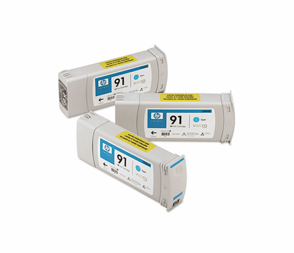 HEWC9483A C9483A (HP 91) Ink, Cyan, 3/Pack By HEWLETT PACKARD COMPANY