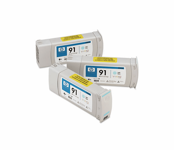 HEWC9486A C9486A (HP 91) Ink, Light Cyan, 3/Pack By HEWLETT PACKARD COMPANY