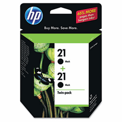 HEWC9508FN C9508FN (HP 21) Ink, 190 Page-Yield, 2/Pack, Black By HEWLETT PACKARD COMPANY