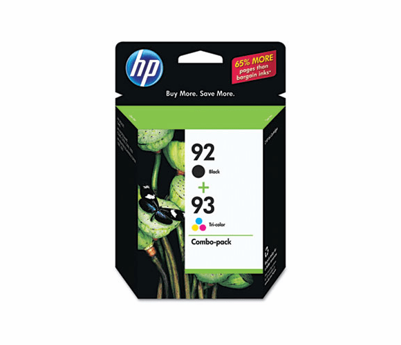 HEWC9513FN C9513FN (HP 92; HP 93) Ink, 220 Page-Yield, 2/Pack, Black; Tri-Color By HEWLETT PACKARD SUPPLIES
